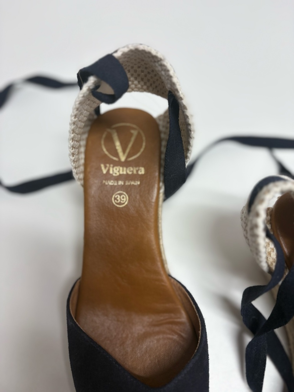Viguera Valencian-Style Espadrilles With Jute Wedge - Size 39 (8.5 US) - Picture 7 of 14